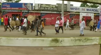শরীয়তপুরে যুবলীগের সভায় শতাধিক বোমা বিস্ফোরণ, ধাওয়া-পাল্টা ধাওয়া