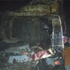 ফরিদপুরে জব্দ করা বাসে আগুন
